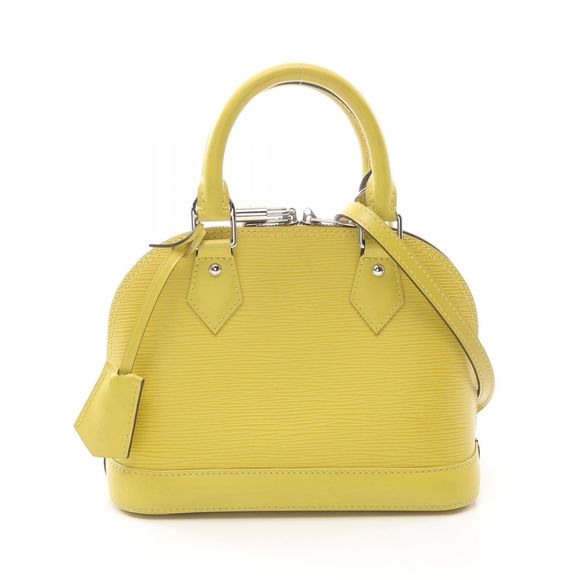 Pre-owned Louis Vuitton Alma BB Yellow Handbag M40981 - Picture 1 of 11
